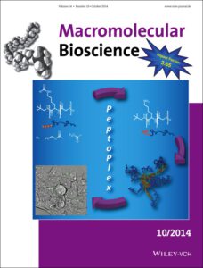 Cover picture in Marcomolecular Bioscience - Heller et al. 2014