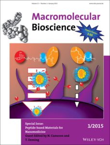 Cover picture in Macromolecular Bioscience - Heller et al. 2015